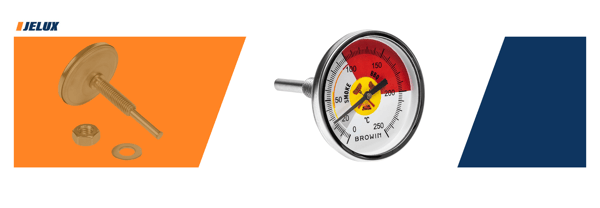 BBQ-savustimen lämpömittari 0–250 °C