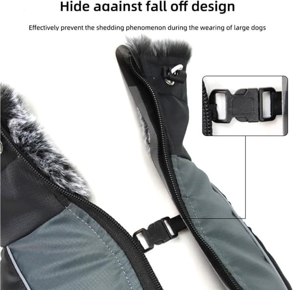 Regnrock Vinterjacka Reflekterande Kläder för Hundar och Katter 2XL