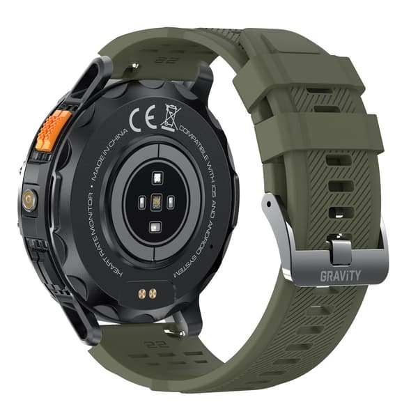 GRAVITY GT22-5 SMARTKLOCKA FÖR HERR – AMOLED, EXTRA ARMBAND (sg030e)