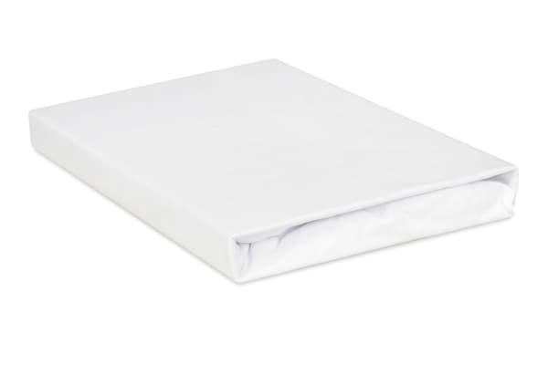 Jerseylakan 110/120x190/200 PREMIUM Vitt