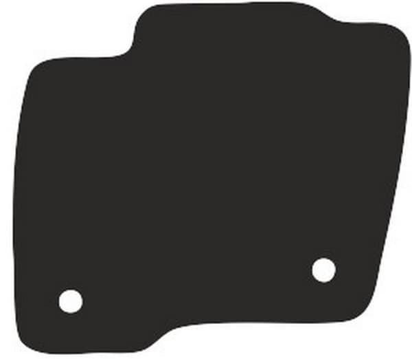 Polyamid förarmatta med gummibaksida för Ford S-MAX MK2 minivan 2015-