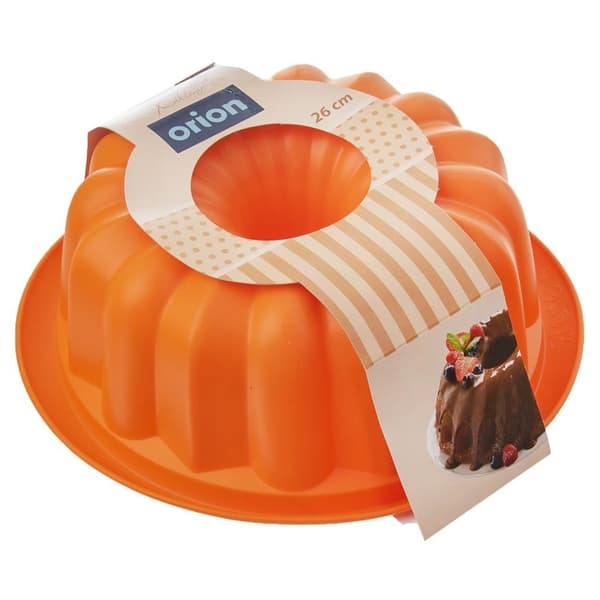 Silikonform för babka med rör orange SILLINIE