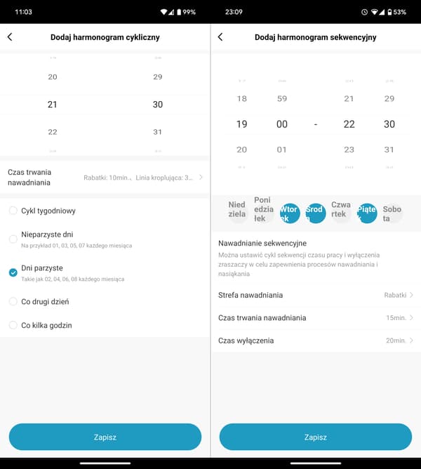 RTX TUYA WiFi 8-ZONER Trädgårdsbevattningskontroll TIMER & VÄDER