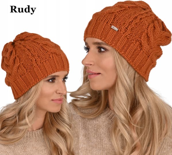 Tyk vinterhue til kvinder, Beanie Rudy A4
