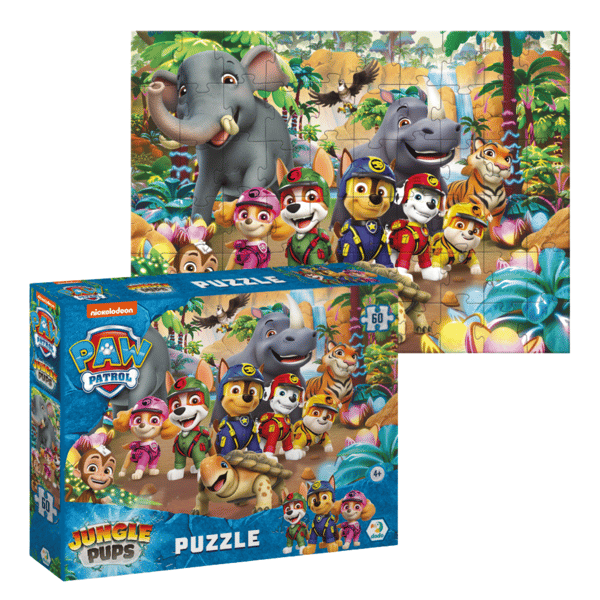 Paw Patrol Djungelvalpar pussel 60 bitar