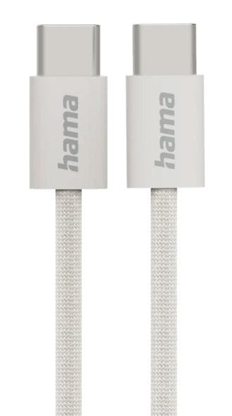 HAMA Data Fabric USB-C -kaapeli 1m Harmaa