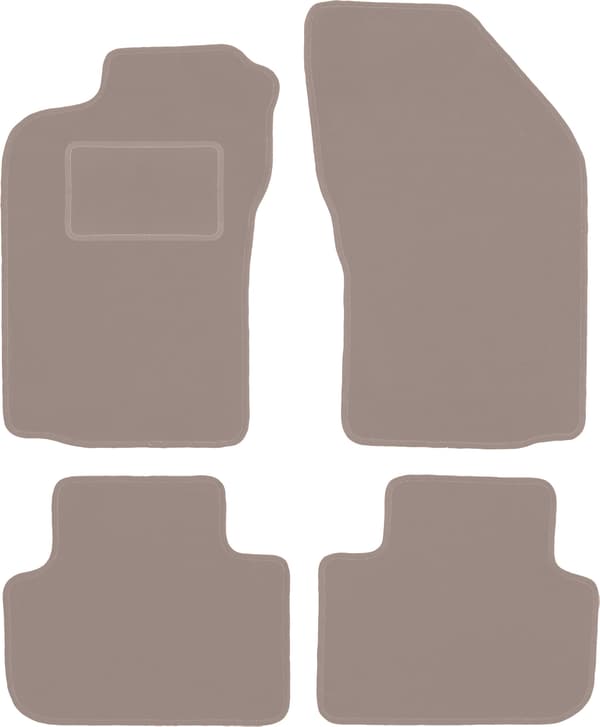 Bilmattor i velour för Alfa Romeo 147 hatchback (2000-2010) beige