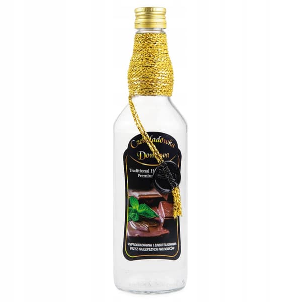 Monopoly dekoreret flaske 500ml CHOKOLADE