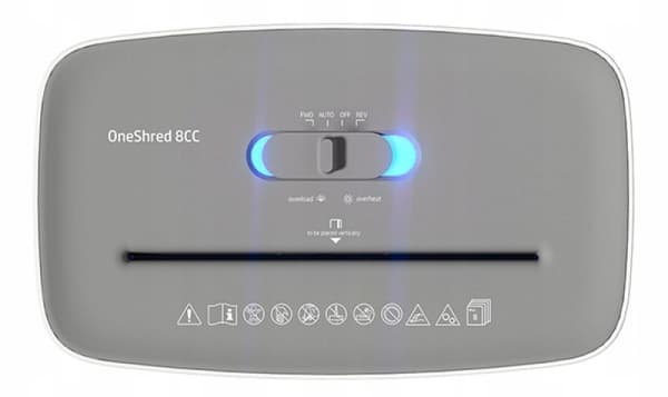 HP ONESHRED 8CC, 15L dokumentförstörare