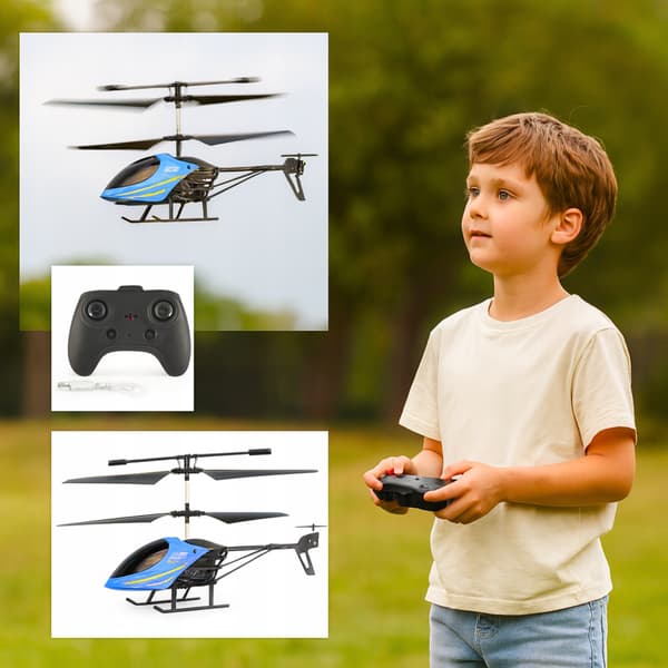 Helikopter Fjernstyret Solid RC 2.4 LED Gyroskop Legetøj
