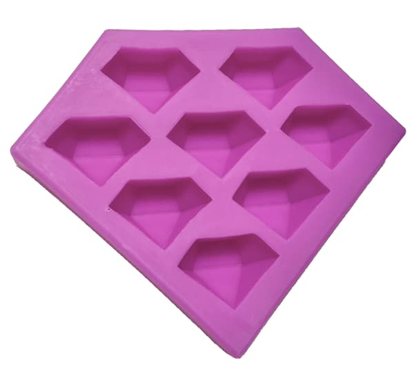 Silikone diamantform til monoportioner af chokolade