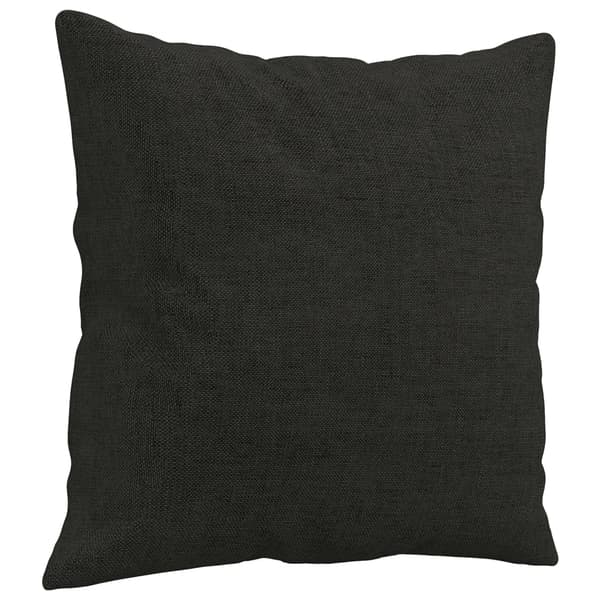 vidaXL Pyntepuder, sæt med 2, sort, 40x40 cm, stof