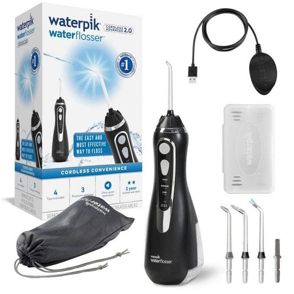 WATERPIK Sladdlös Advanced 2.0 WP-582 Irrigator Svart