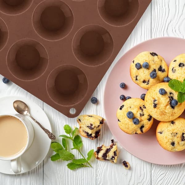 Muffinsform silikon orange små muffins SILLINIE