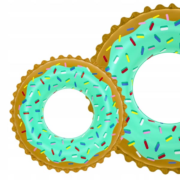 Inflabel Ring För Simning Madrass Donut För Barn 90 cm Ring Bestway