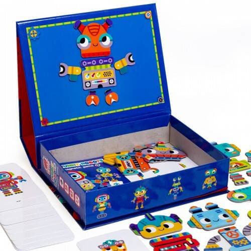 MAGNETISK SPELROBOTAR UTBILDNINGSKIT KORT MAGNETBRÄDA ROTER KAFER