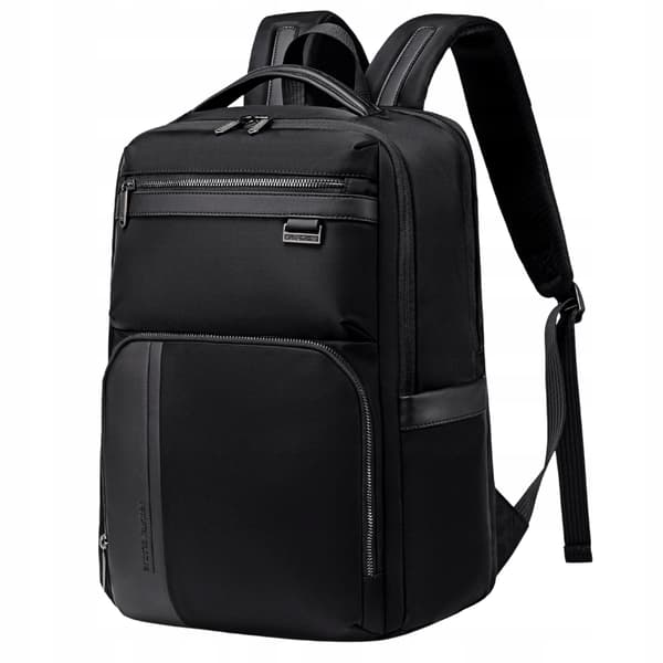 Byrygsæk sort elegant til arbejde moderne rummelig til 15,6" laptop Arctic Hunter B00808 sort