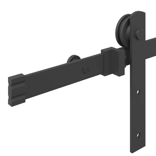 vidaXL monteringssystem til skydedør 152 cm stål sort