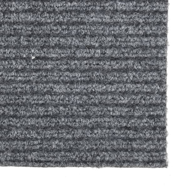 vidaXL smudsabsorberende tæppe 100x350 cm grå