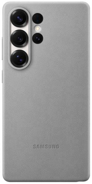Samsung Leather Kindsuit Case Galaxy S25 Ultra -suojakotelo harmaa