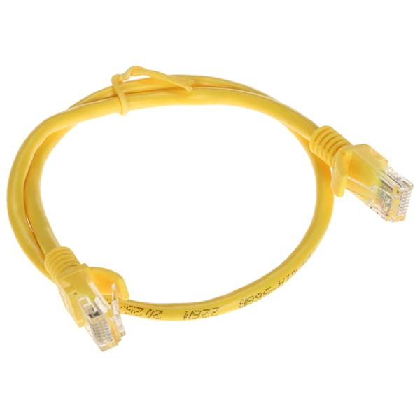 Patchkabel RJ45/0,5-gul 0,5 m