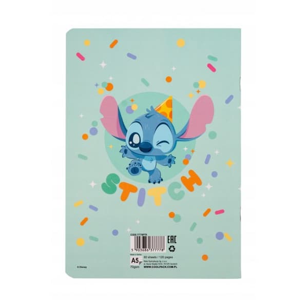 Stitch 77778PTR, Elegant A5 notesbog med 60 linjer. Lav noter med