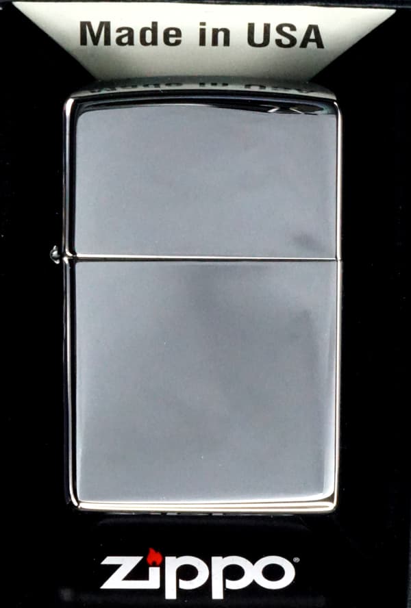 ZIPPO Lightersæt Krom Højpoleret Gave nr. 3