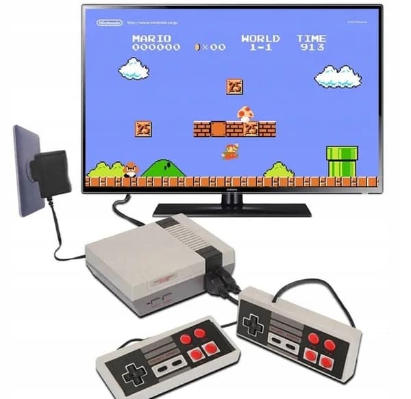 RETRO TV-SPELKONSOL 620 AV-SPEL 2 PEGASUS-KADDER