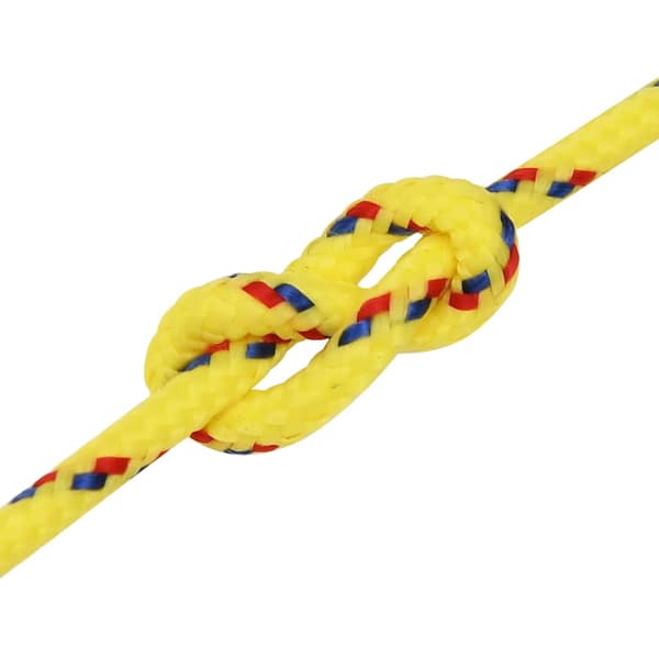vidaXL Segelrep, Gul, 2 mm, 50 m, Polypropylen