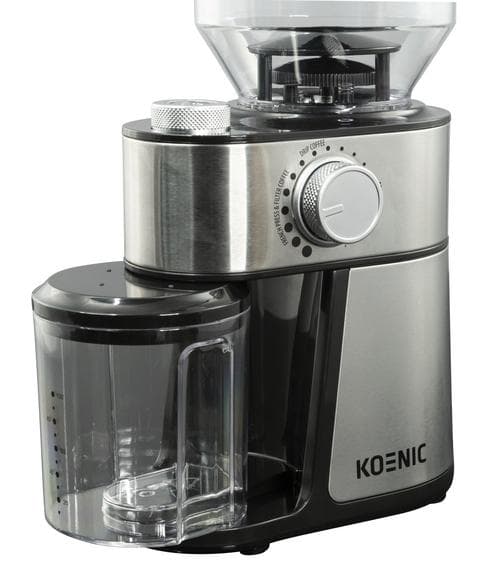 Kaffekværn KOENIC KGC 2221 M Rustfrit stål/sort