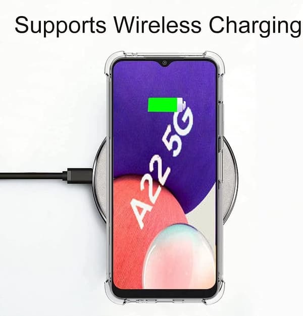 TRANSPARENT ETUI TIL SAMSUNG GALAXY A22 5G