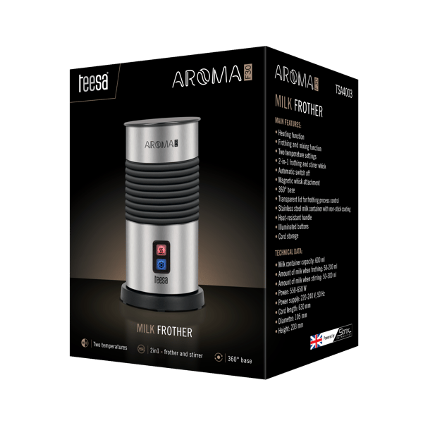 Teesa aroma F30 mælkeskummervarmer