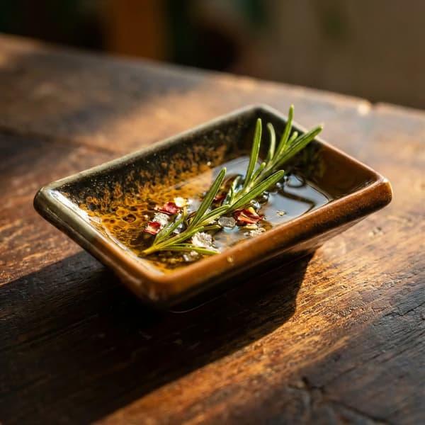 SKÅLBEHÅLLARE FÖR DIPPSÅS SUSHI SÅS BÅT REKTANGULÄR KERAMIK 30ML