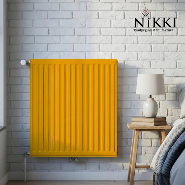 Radiatorfärg Antikorrosiv Resistent 1L Halvmatt Signalgul 3i1