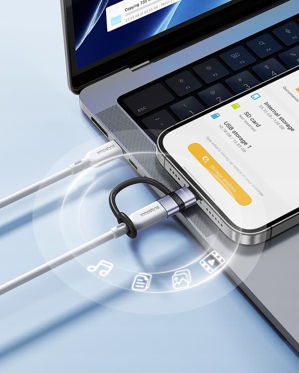 INNOSTYLE ADAPTER USB-C USB TYP C TILL LIGHTNING IPHONE 12 13 14