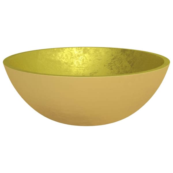 vidaXL glasvask 50x37x14 cm guld