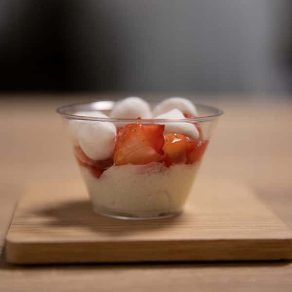 KOPPER OG BEHOLDERE TIL DESSERTER 70 ml 24 stk. TULI-kop til snacks