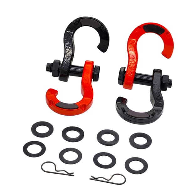 2 x Stål shackle åben 3/4 - 8T - sæt