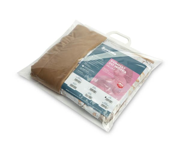 FLØJLS BARNEVOGNSSÆT MED FRILL DREAM BEIGE