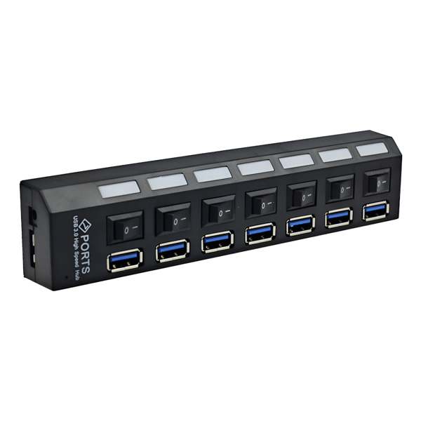 7-port USB 3.0 Hub 1x7 5 Gbps