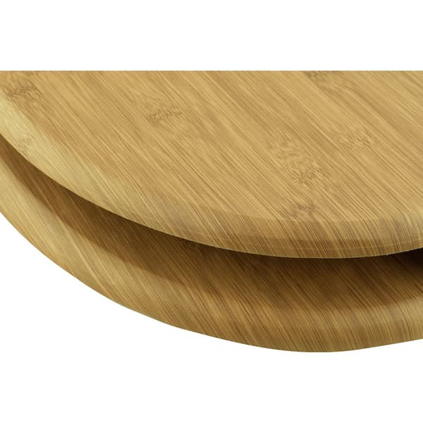 Mjukstängande universal toalettsits AWD INTERIOR 1598 Bambu MDF bambumönster