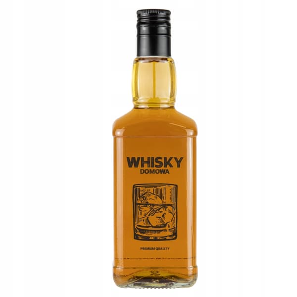 DANIELS 500 ml pullo WHISKY-painatuksella