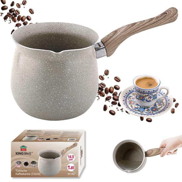 MARMOR TYRKISK KAFFE FROG 1,8L KINGHOFF KH-1982 INDUKTION