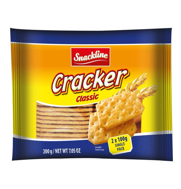 Snackline Saltede Kiks 200 g