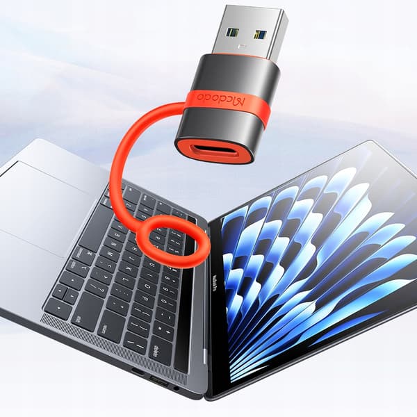 MCDODO ADAPTER USB-A 3.0 TILL USB-C TILL USB TYP C 3A 5GBPS OTG