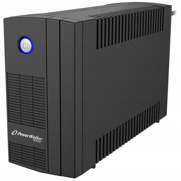 Power Walker LINE-IN 650VA UPS, 2 pistorasiaa, musta