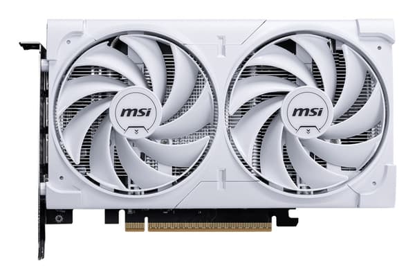 MSI RTX 5060 8G VENTUS 2X OC Grafikkort Vitt