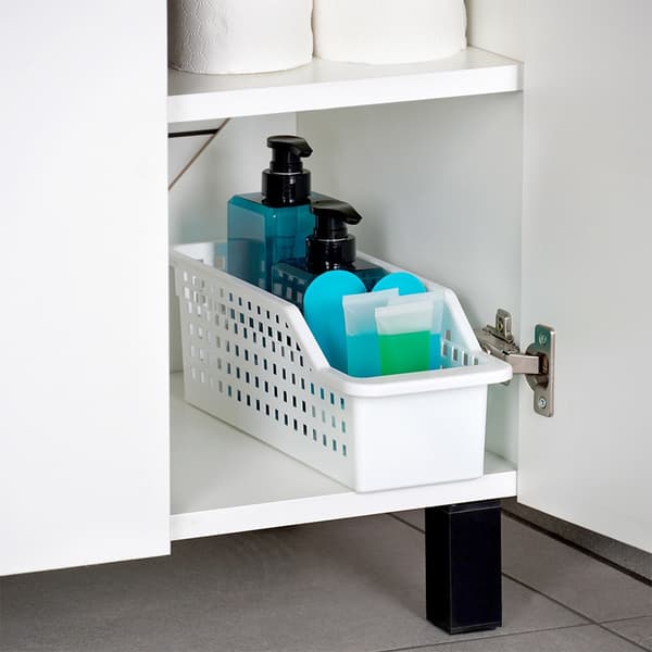 Organizer för kylskåp vit 34,5x13x11,5 cm