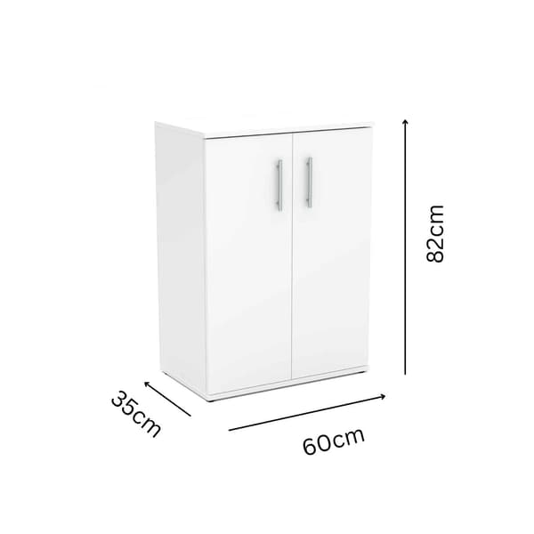 2D KOMMODE HVID MAT