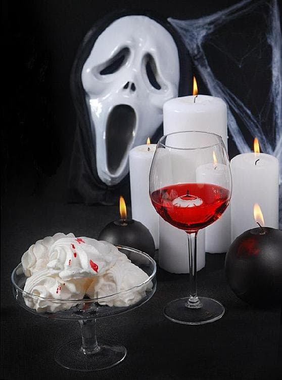 Halloween EYE flytande ljus 1 st.
